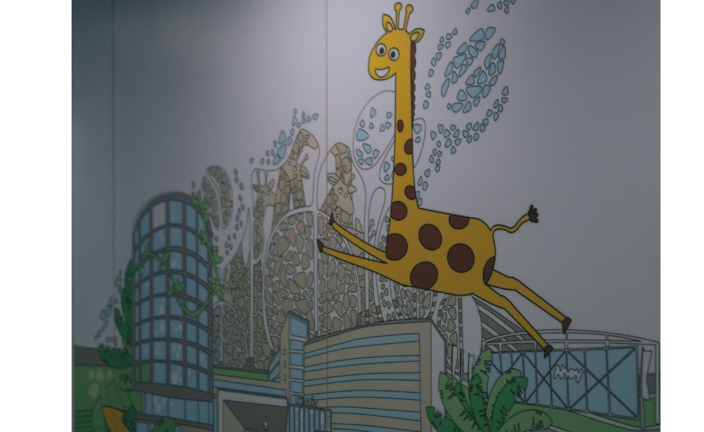 Artwork at the Ikazia Hospital