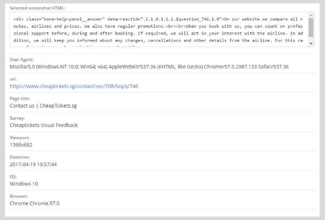 Mopinion: Mopinion adds Visual Feedback to its Feedback Analytics Software - In Platform - HTML