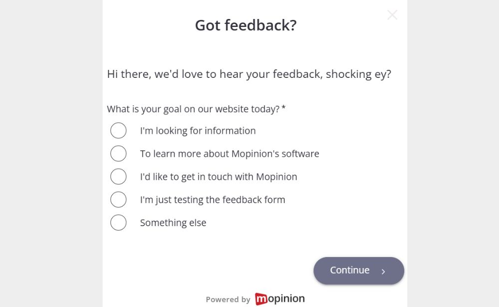 Passive Feedback Example