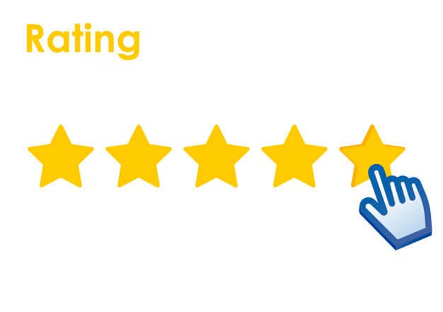 je mobiele app - ster rating