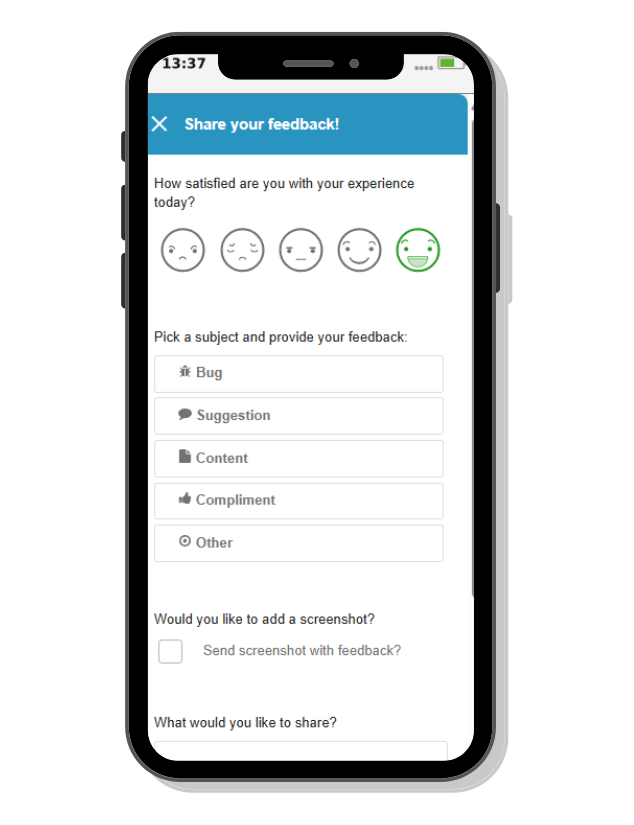 Customer satisfaction survey example