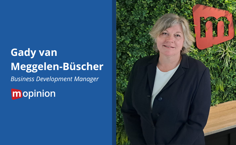 Gady van Meggelen-Büscher, Business Development manager at Mopinion