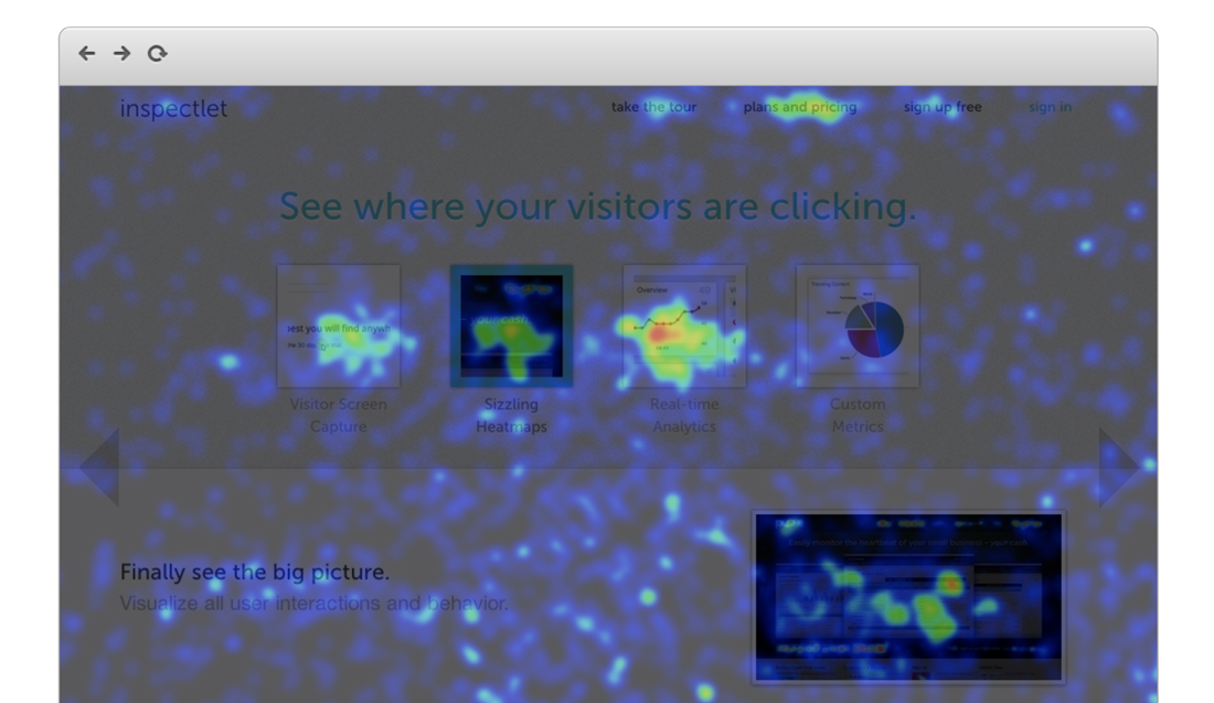 Inspectlet - Session recording and heatmapping tools