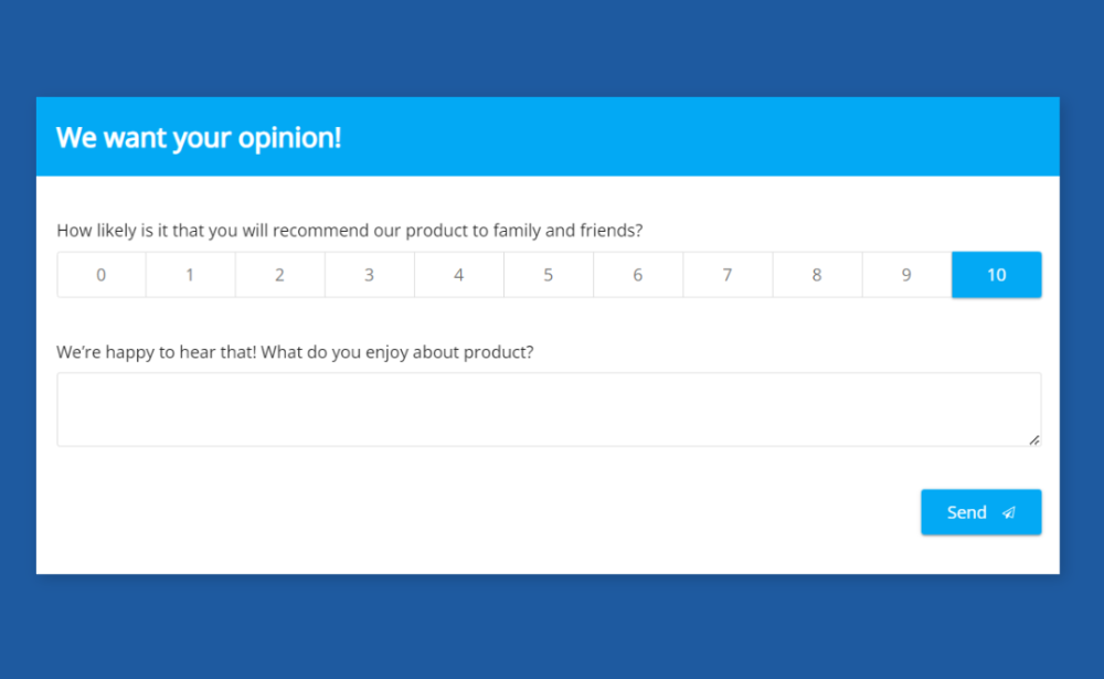 NPS follow up example