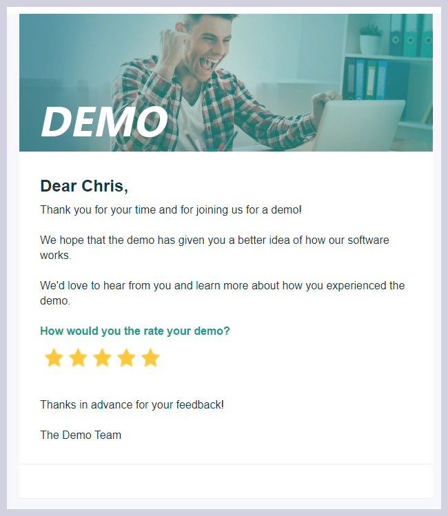 Post-interaction survey