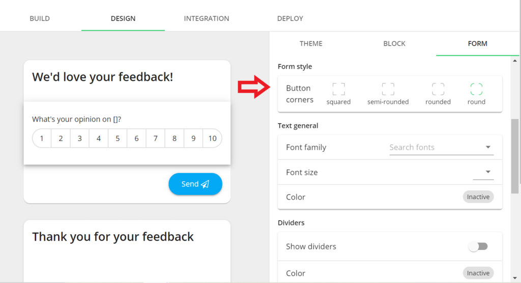 July Product Update: brand new survey flow, single sign-on, Salesforce integration and more - Slide-in Element Style