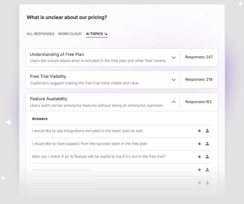 Survicate - Customer feedback summarisation