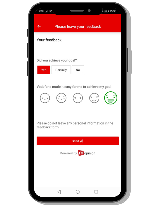 User experience survey questions - Customer Effort Score (CES) Allianz